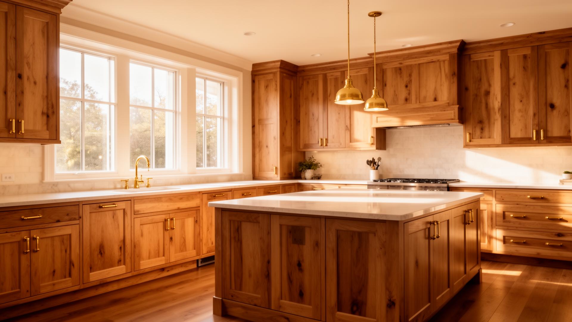 Custom kitchen with handcrafted cabinetry